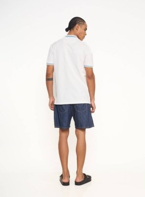 Polo Masculina com Zíper e Gola Retilínea Colcci Off Shell