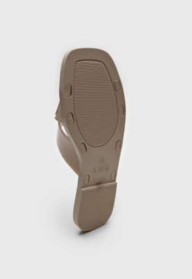 Rasteira Colcci Logo Off-White