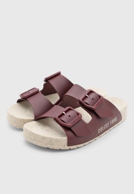 Rasteira Feminina Colcci Fivela Marsala