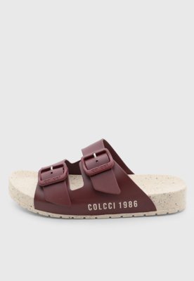 Rasteira Feminina Colcci Fivela Marsala