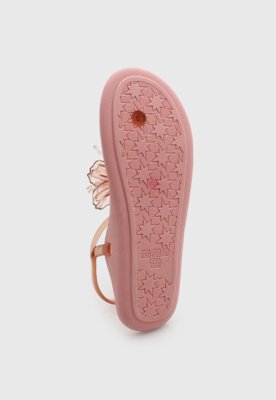 Rasteira Feminina Colcci Flor Rosa