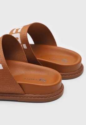 Rasteira Feminina Colcci Logo Caramelo