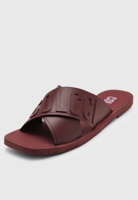 Rasteira Feminina Colcci Logo Vinho