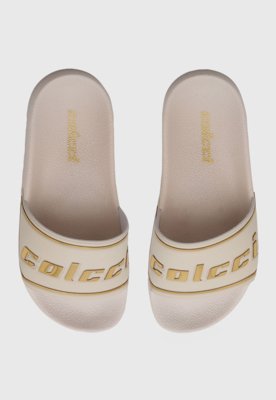 Rasteira Feminina Colcci Slide Bege