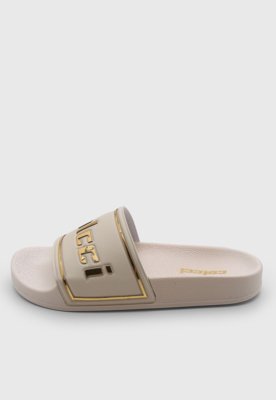 Rasteira Feminina Colcci Slide Bege