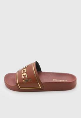 Rasteira Feminina Colcci Slide Marrom