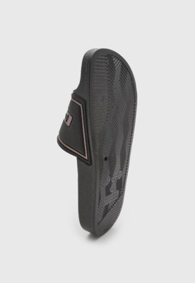 Rasteira Feminina Colcci Slide Tiras Largas Preta