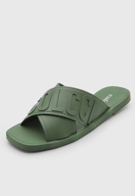 Rasteira Feminina Colcci Tira Larga Verde