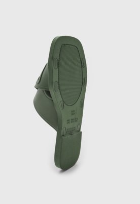 Rasteira Feminina Colcci Tira Larga Verde