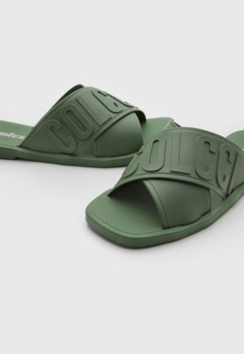 Rasteira Feminina Colcci Tira Larga Verde