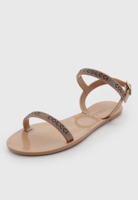 Rasteira Feminina Colcci Tiras Finas Nude