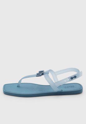 Rasteira Feminina Colcci Tiras Fivela Azul