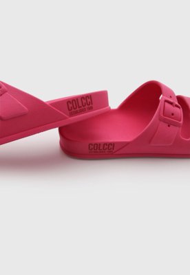 Rasteira Feminina Colcci Tiras Fivela Pink
