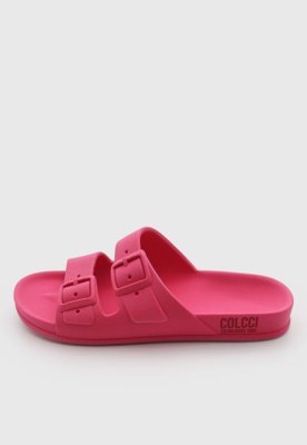 Rasteira Feminina Colcci Tiras Fivela Pink