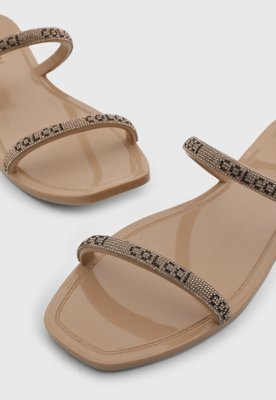Rasteira Feminina Colcci Tiras Nude