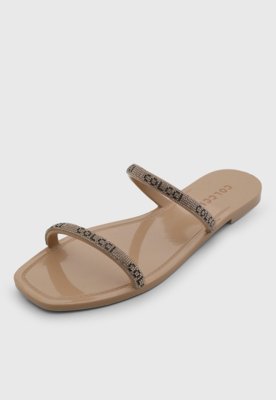 Rasteira Feminina Colcci Tiras Nude