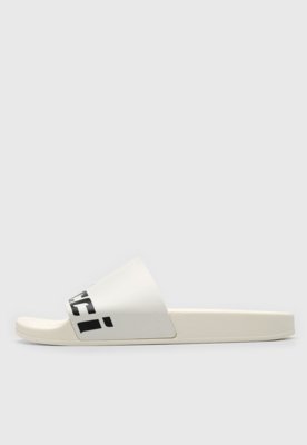 Rasteira Slide Colcci Logo Branco