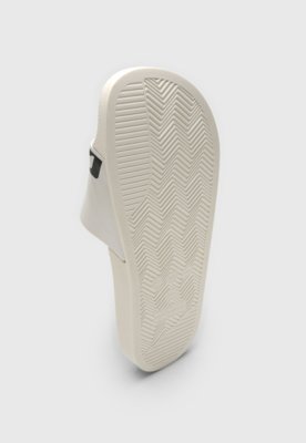 Rasteira Slide Colcci Logo Branco