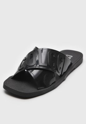 Rasteira Slide Colcci Logo Preta