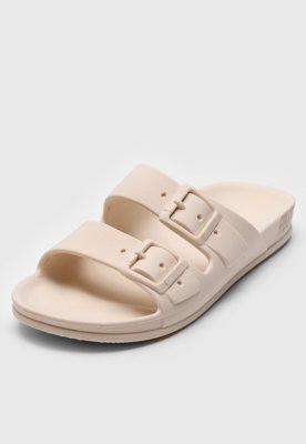 Rasteirinha Papete Colcci Fivelas Off-White