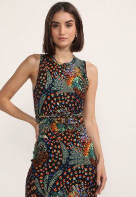 Regata Cropped Colcci Pavão Preta Menor preço em Regata Cropped Colcci Pavão Preta