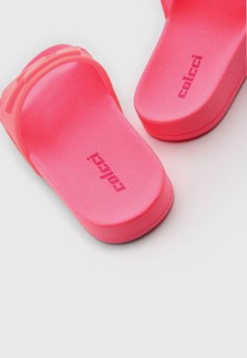 Sandália Feminina Colcci Slide Rosa