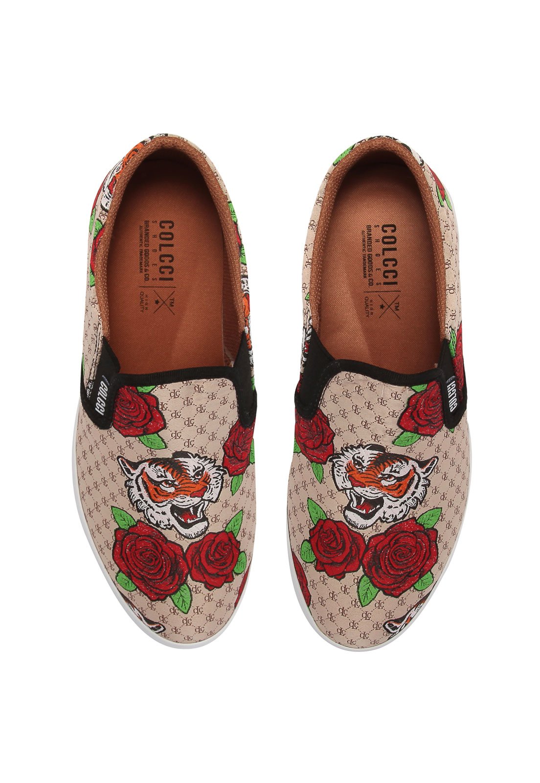 slip on onça colcci