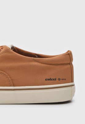 Tênis Colcci Logo Caramelo