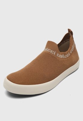 Tênis Feminino Colcci Slip On Marrom
