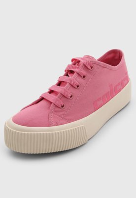 Tênis Feminino Colcci Solado Alto Rosa