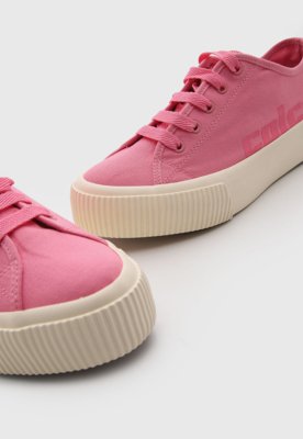 Tênis Feminino Colcci Solado Alto Rosa