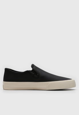 Tênis Material Resistente Slip On Colcci Liso Preto