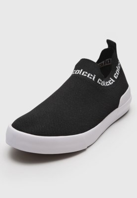Tênis Slip On Colcci Textil Preto