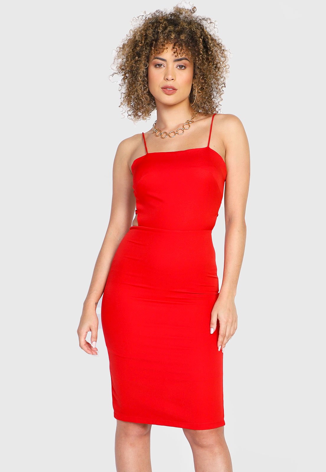 Vestido sales colcci vermelho