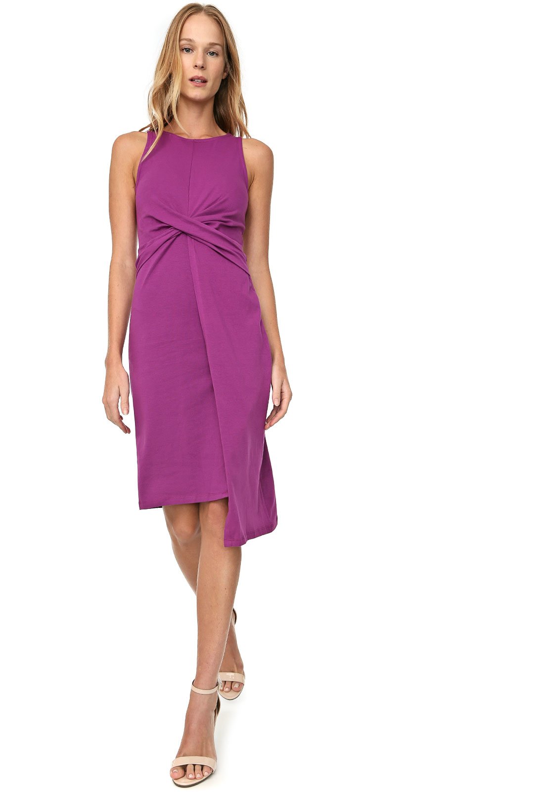 vestido colcci roxo