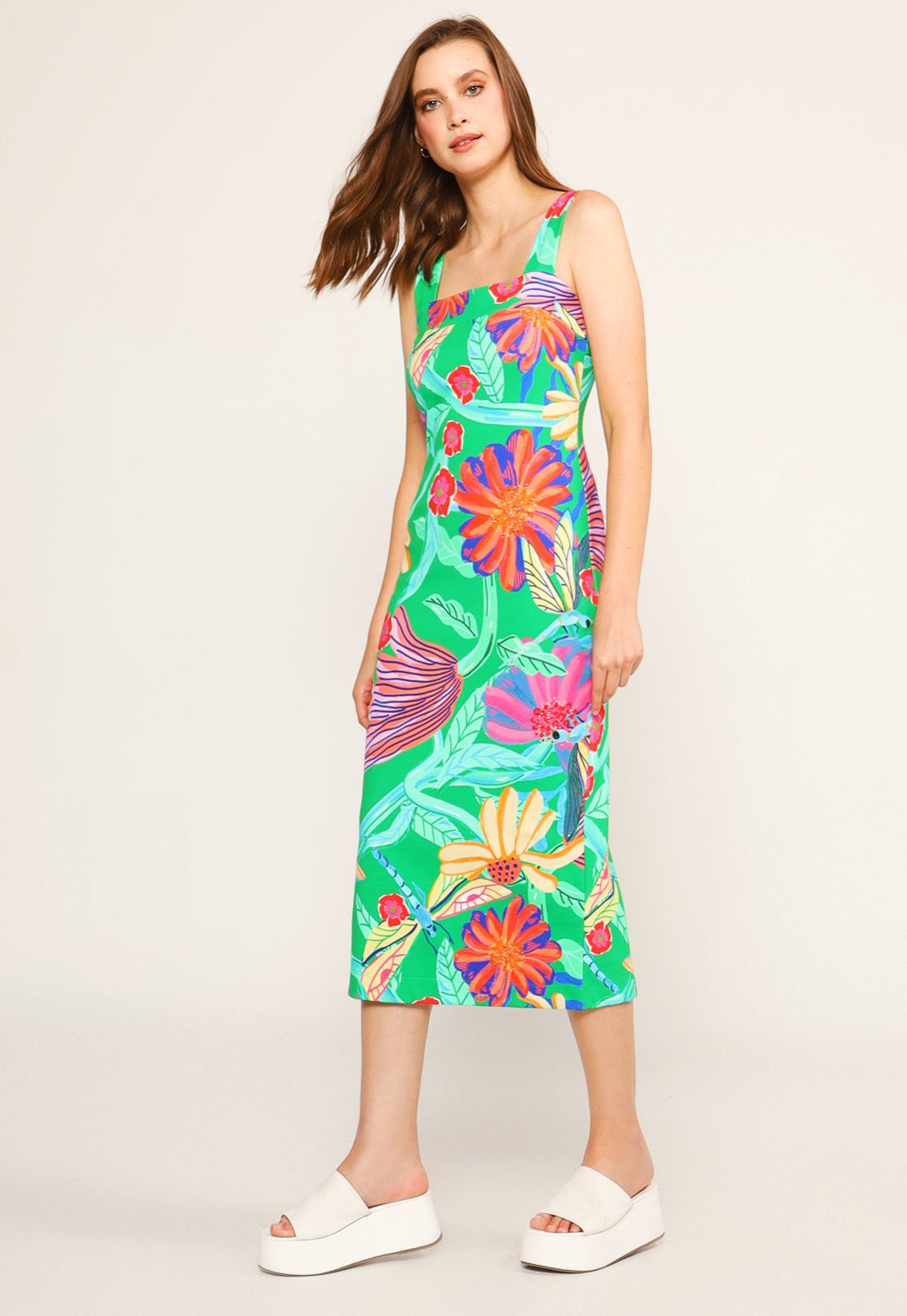 Vestido floral sale colcci