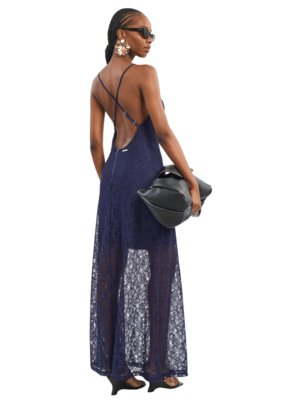 Vestido De Alça Rendado Colcci