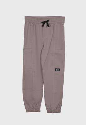 Calça Infantil Colorittá Modelagem Ampla Bege