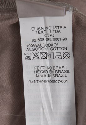 Calça Infantil Colorittá Modelagem Ampla Bege
