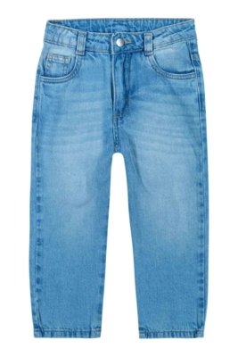 Calça Infantil Menina Jeans Reta Colorittá Azul
