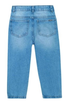 Calça Infantil Menina Jeans Reta Colorittá Azul