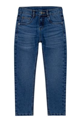 Calça Infantil Menino Jeans Com Bolsos Colorittá Azul