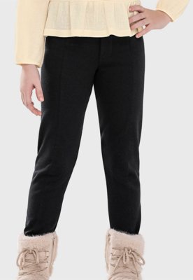 Calça Legging Infantil Coloritta Preta