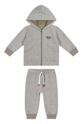 Conjunto Bebê Menino Texturizado Capuz Colorittá Verde
