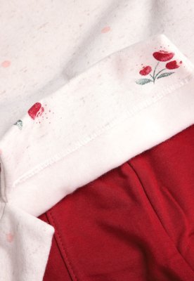 Conjunto Infantil Colorittá Estampa Floral Rosa