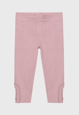 Conjunto Infantil Coloritta Jaqueta com Capuz e Calça Legging Rosa