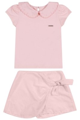 Conjunto Infantil Menina Delicado Colorittá Rosa