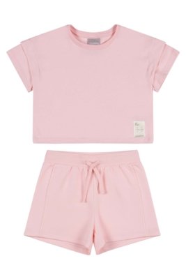 Conjunto Infantil Menina Timeless Curto Colorittá Rosa