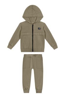 Conjunto Infantil Menino Moletom Recorte Colorittá Verde
