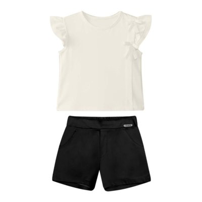 Conjunto Infantil Off Menina Colorittá 1 Off-white